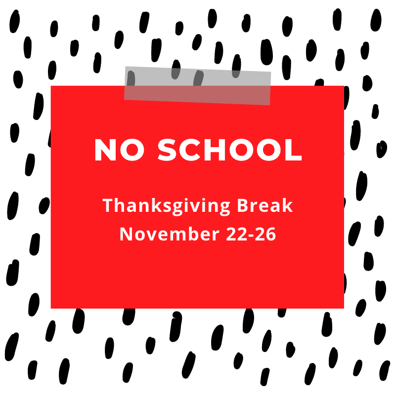 no school november 22-26