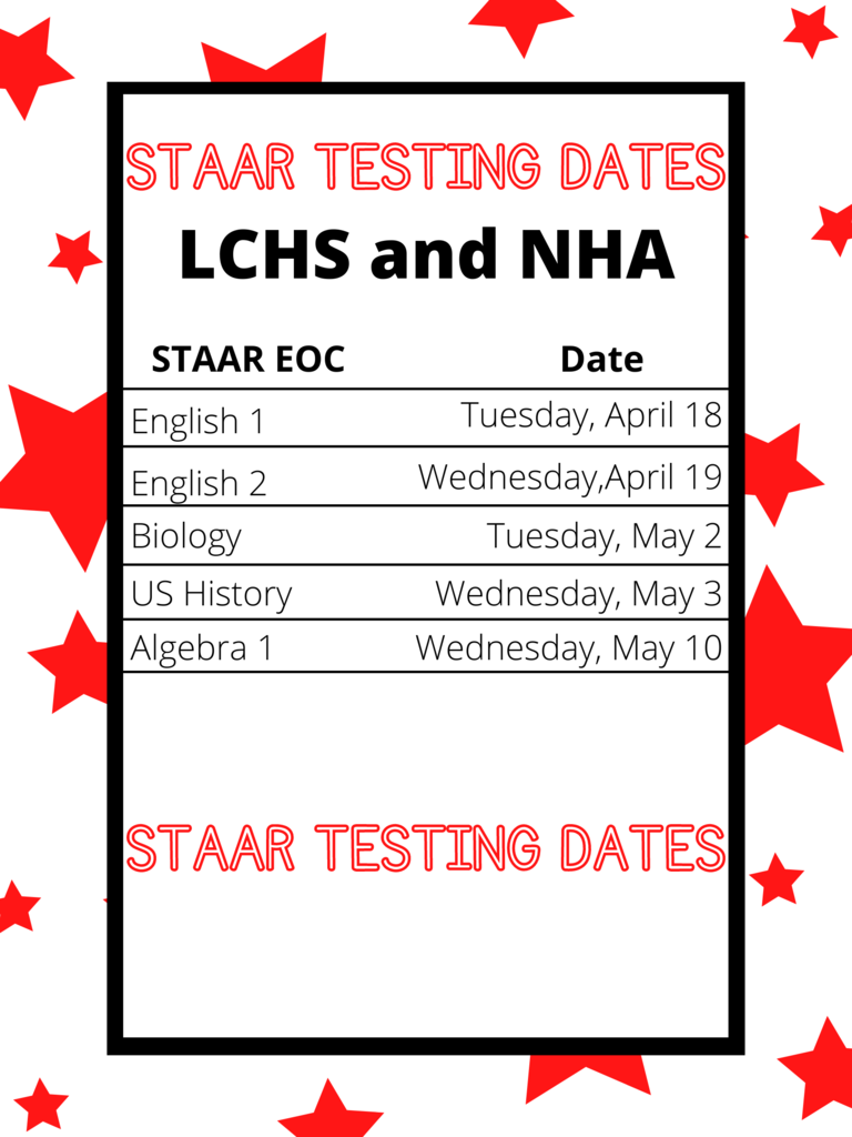 staar dates