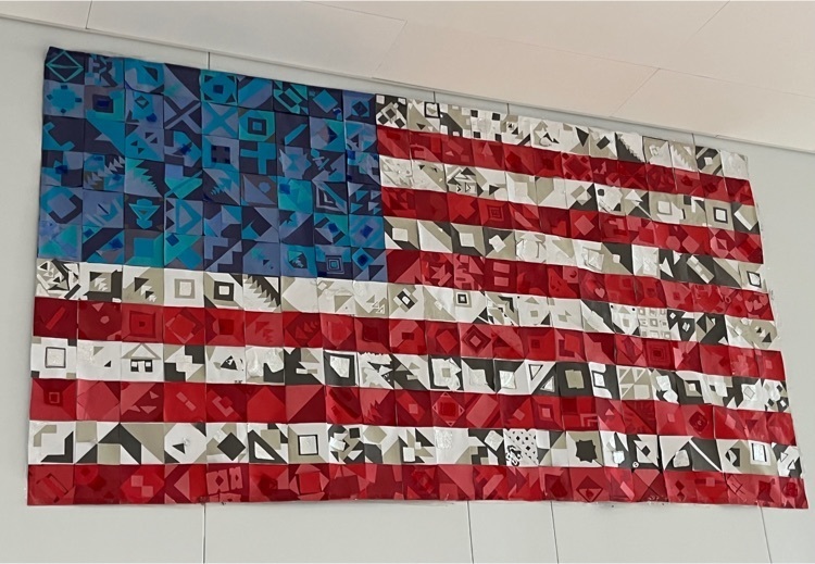 flag at East Elementary