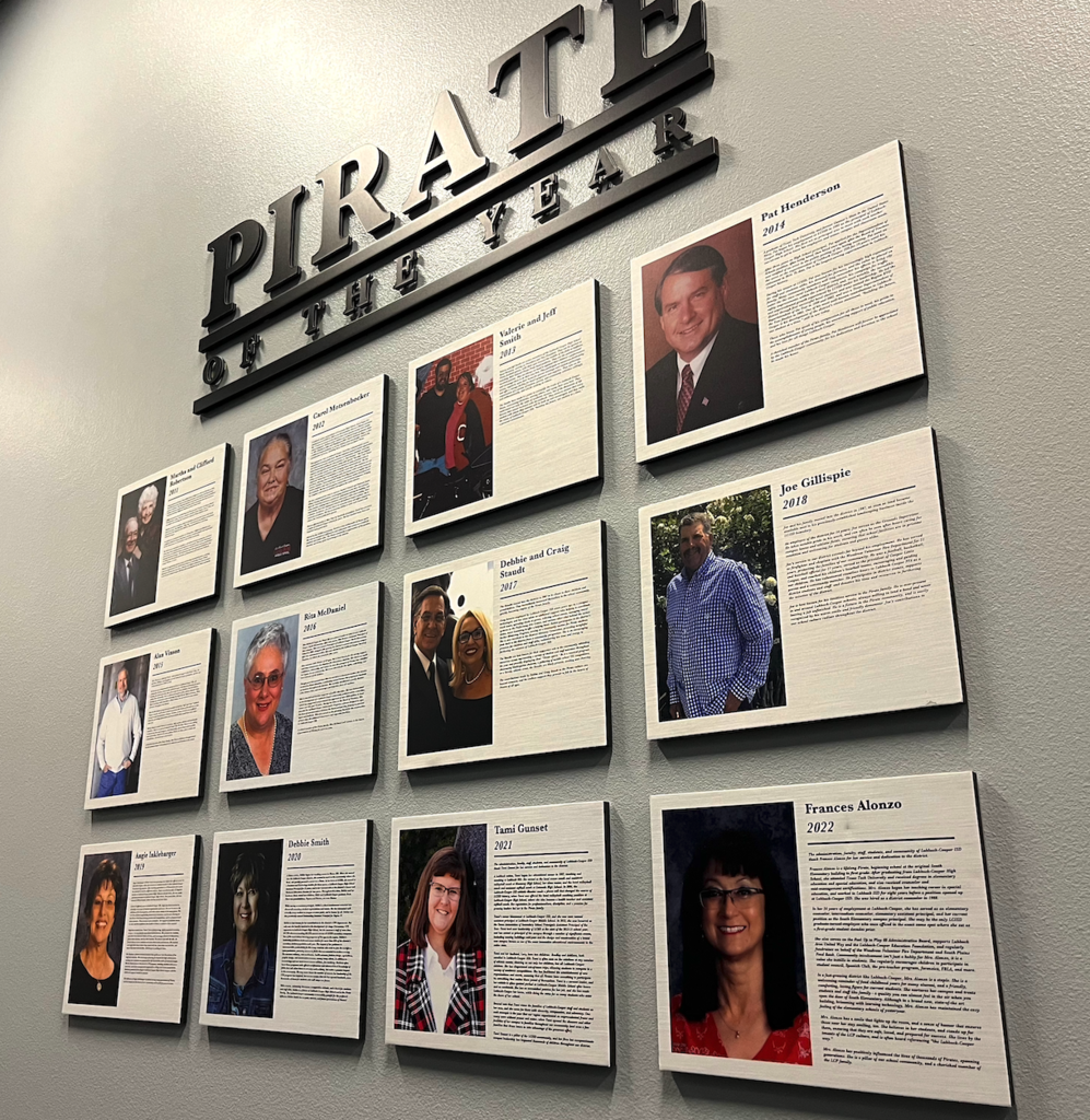 Pirate of the Year Wall